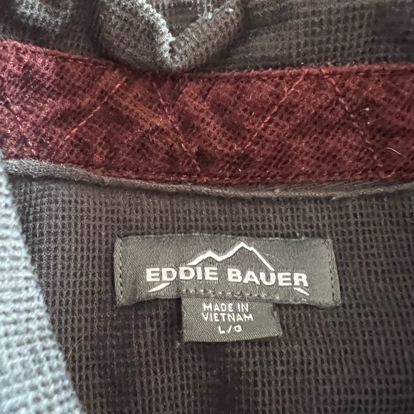 Eddie Bauer Dark Brown Corduroy Shirt - Picture 2 of 6